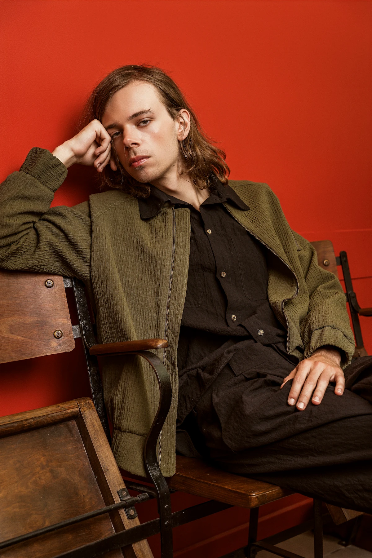 Bomber uomo verde army